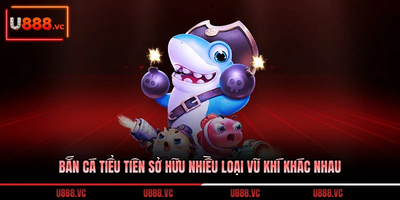 ban-ca-tieu-tien-so-huu-nhieu-loai-vu-khi-khac-nhau